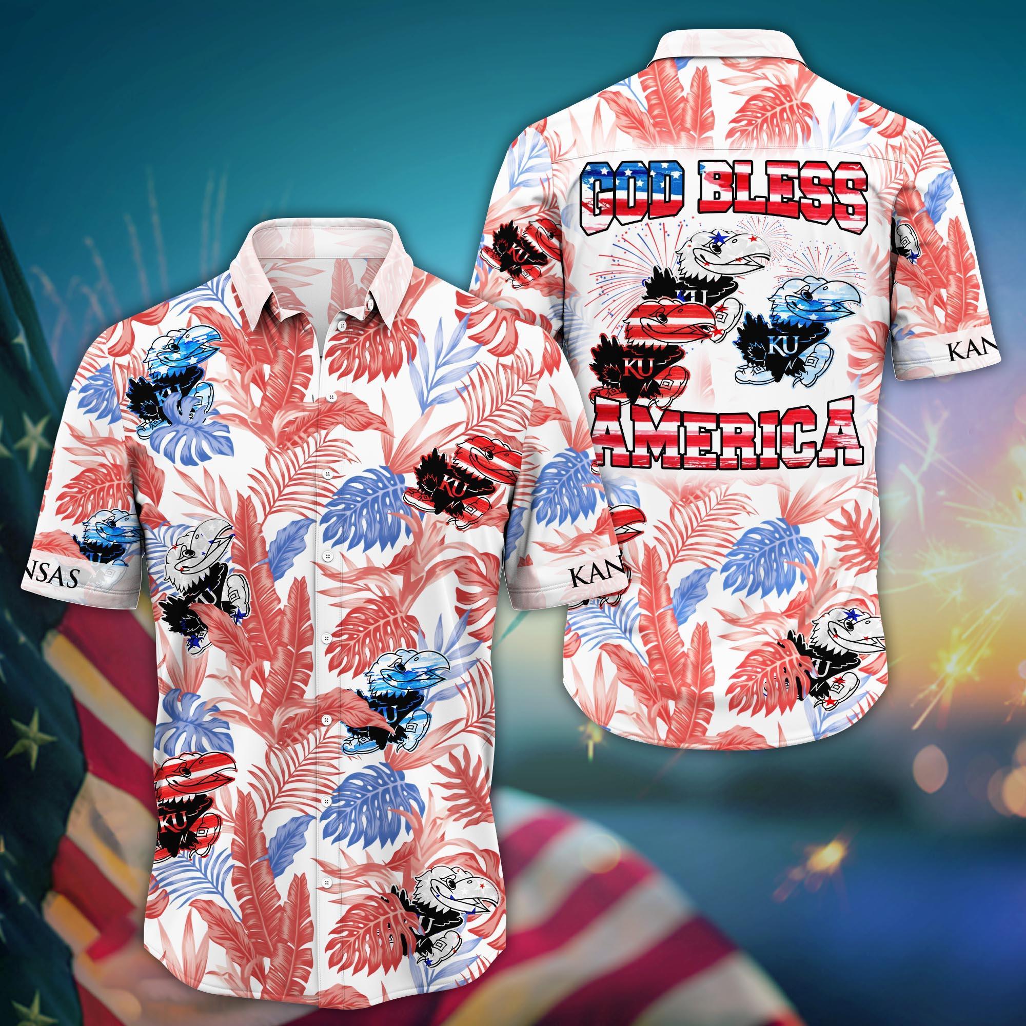 Kansas Jayhawks NCAA Hawaii Shirt For Fans Ver 3