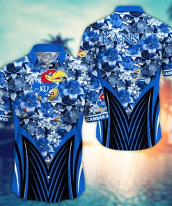 Kansas Jayhawks NCAA Hawaiian Shirt, Aloha Shirt Ver 1