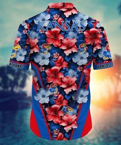 Kansas Jayhawks NCAA Hawaiian Shirt, Aloha Shirt Ver 2