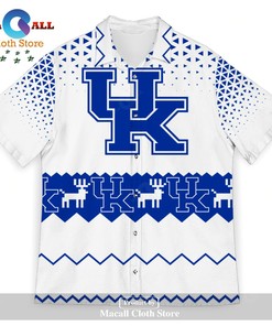 Kentucky Wildcats Christmas Sweater Hawaiian Shirt with American Football Theme 