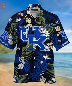 Kentucky Wildcats Hawaiian Shirt And Shorts For Summer, Tropical Patterns For Fans