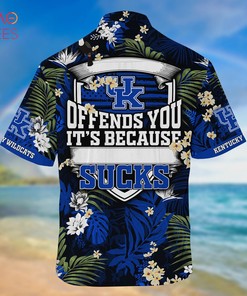 Kentucky Wildcats Hawaiian Shirt And Shorts For Summer, Tropical Patterns For Fans