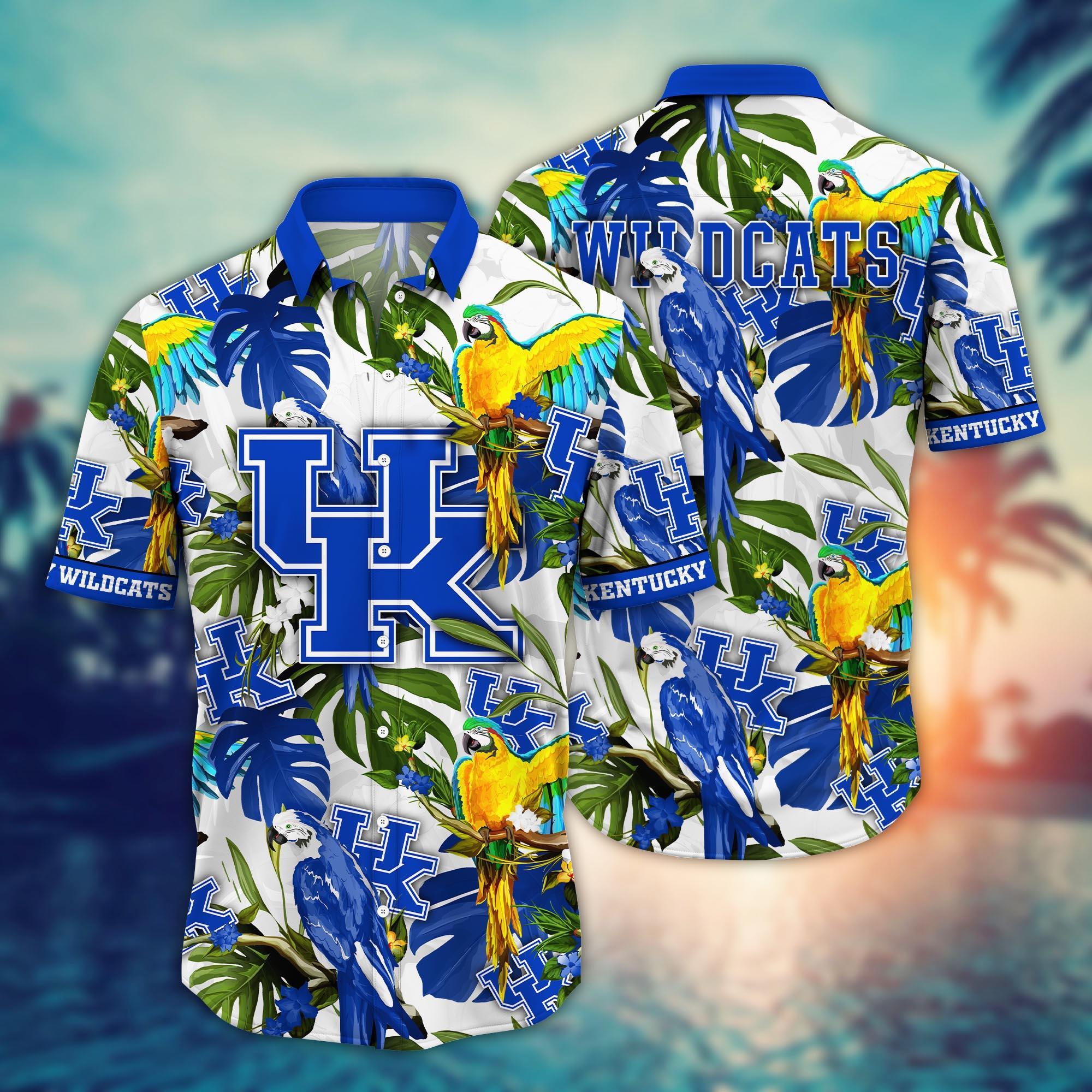 Kentucky Wildcats NCAA Flower Hawaii Shirt For Fans Ver 1