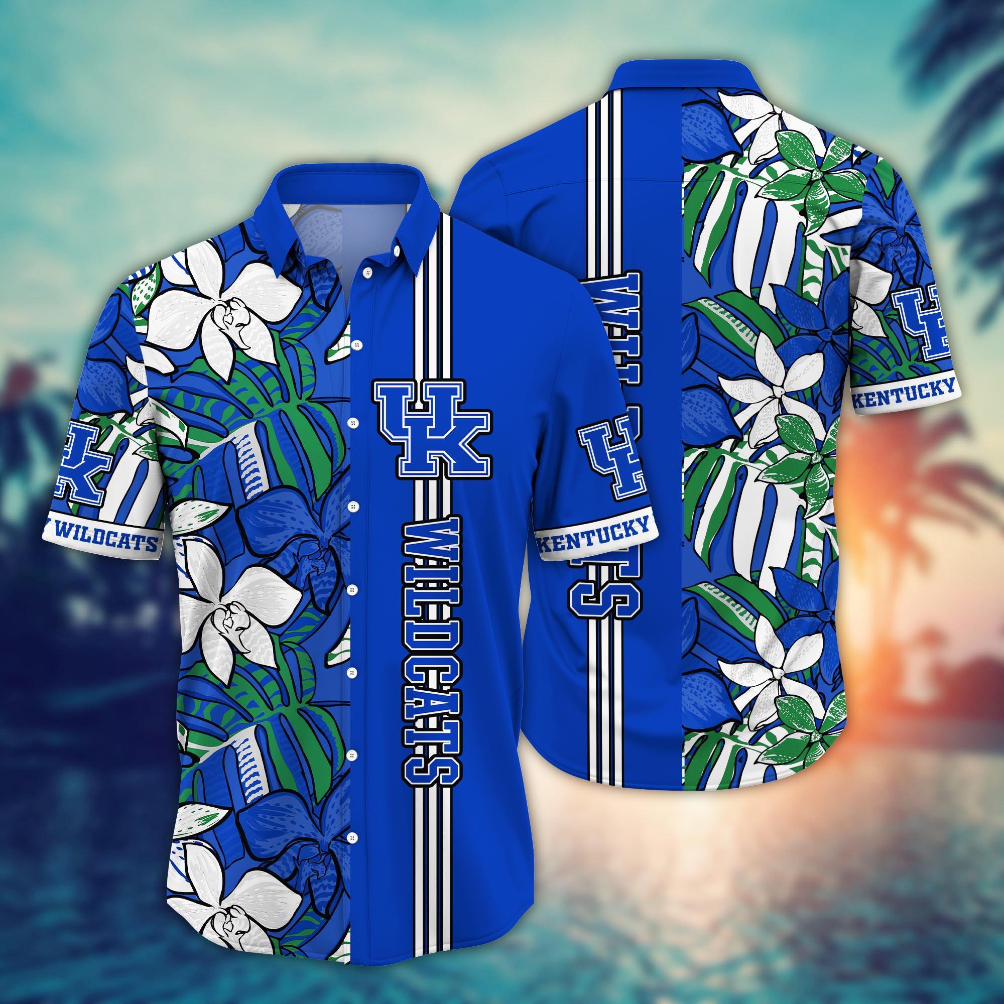 Kentucky Wildcats NCAA Flower Hawaii Shirt For Fans Ver 14
