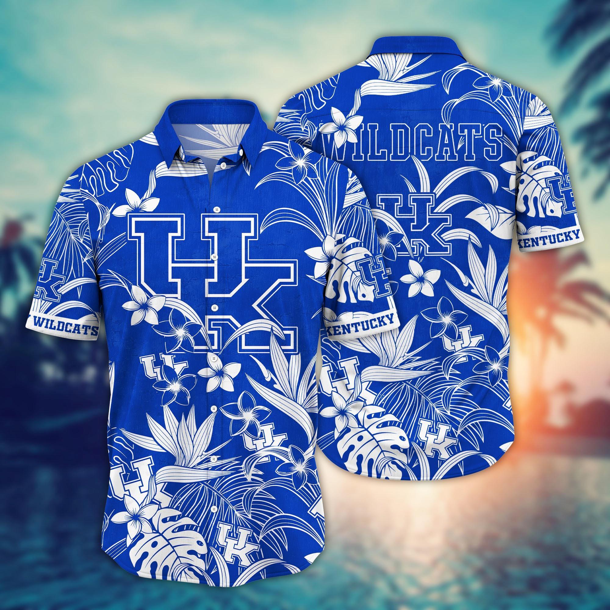 Kentucky Wildcats NCAA Flower Hawaii Shirt For Fans Ver 15