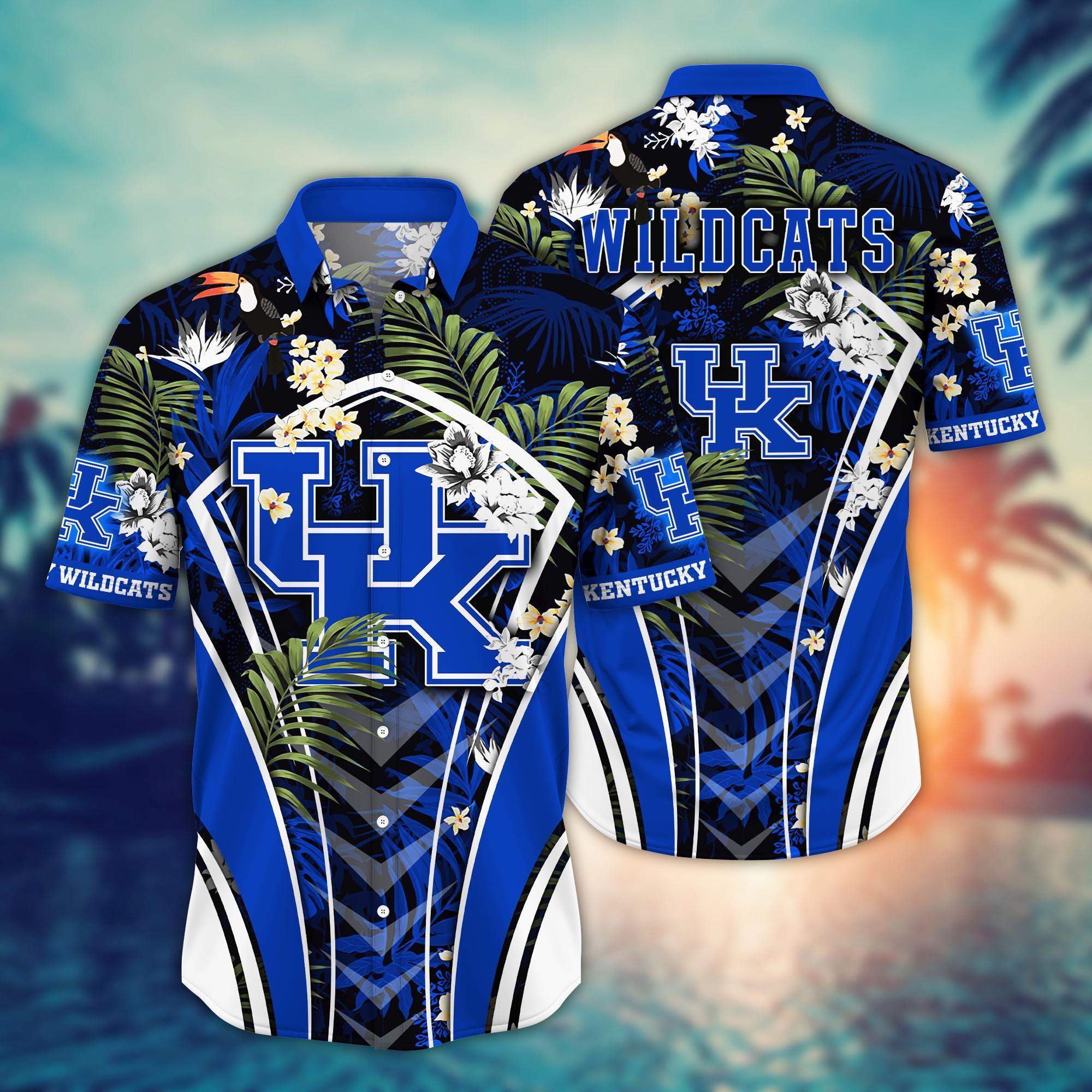 Kentucky Wildcats NCAA Flower Hawaii Shirt For Fans Ver 16