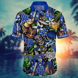 Kentucky Wildcats NCAA Flower Hawaii Shirt For Fans Ver 17
