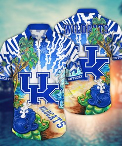 Kentucky Wildcats NCAA Flower Hawaii Shirt For Fans Ver 2