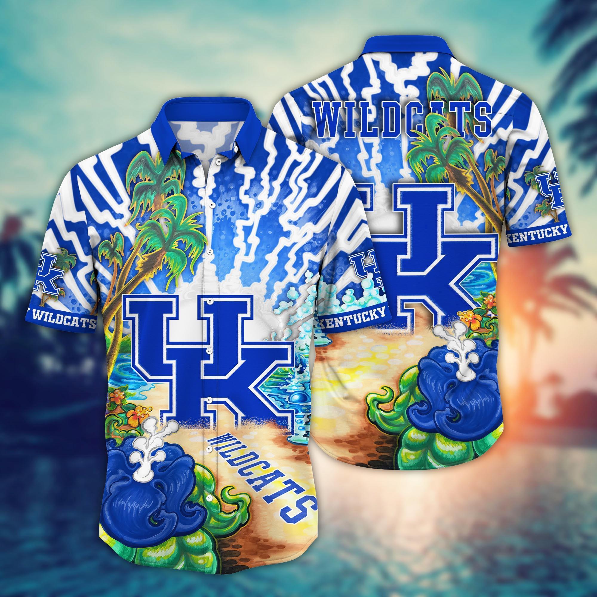 Kentucky Wildcats NCAA Flower Hawaii Shirt For Fans Ver 2