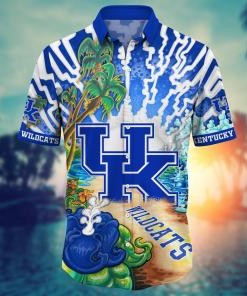 Kentucky Wildcats NCAA Flower Hawaii Shirt For Fans Ver 2