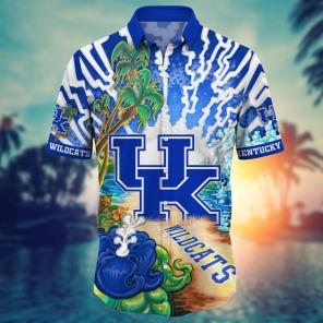 Kentucky Wildcats NCAA Flower Hawaii Shirt For Fans Ver 2