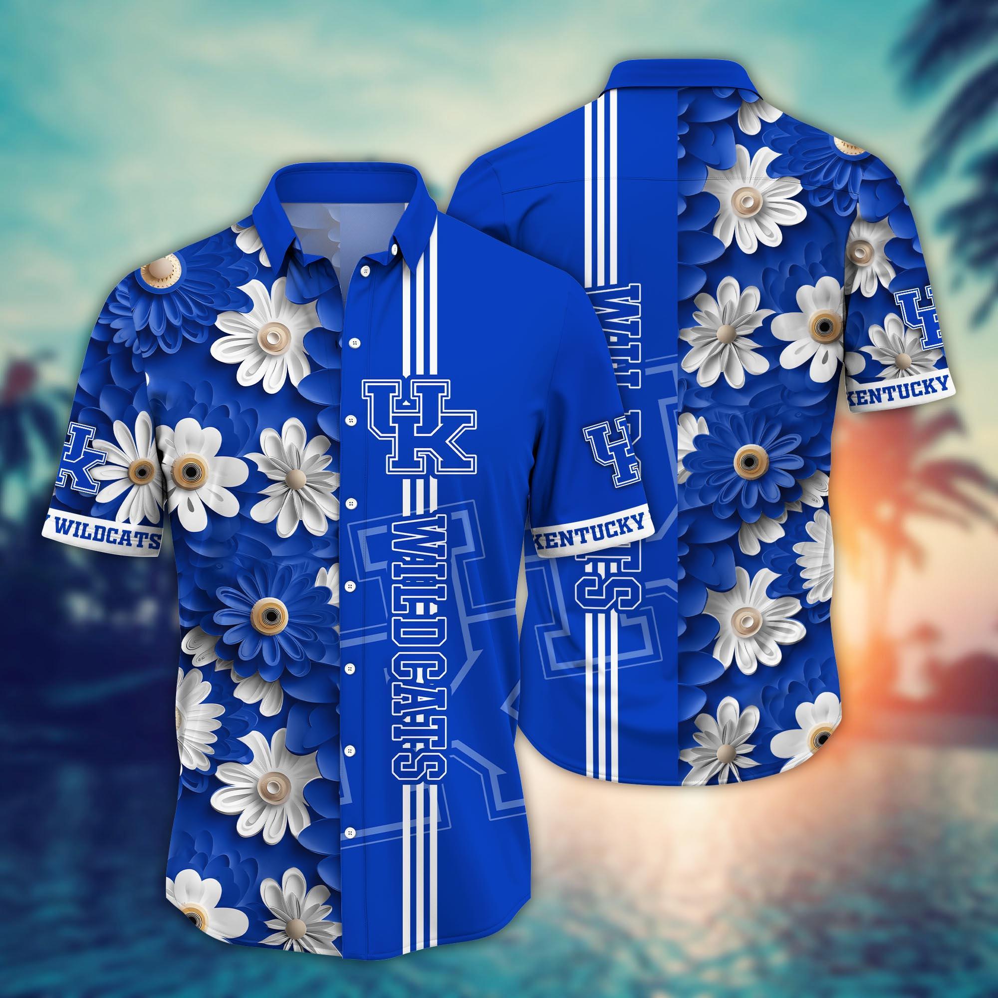 Kentucky Wildcats NCAA Flower Hawaii Shirt For Fans Ver 26