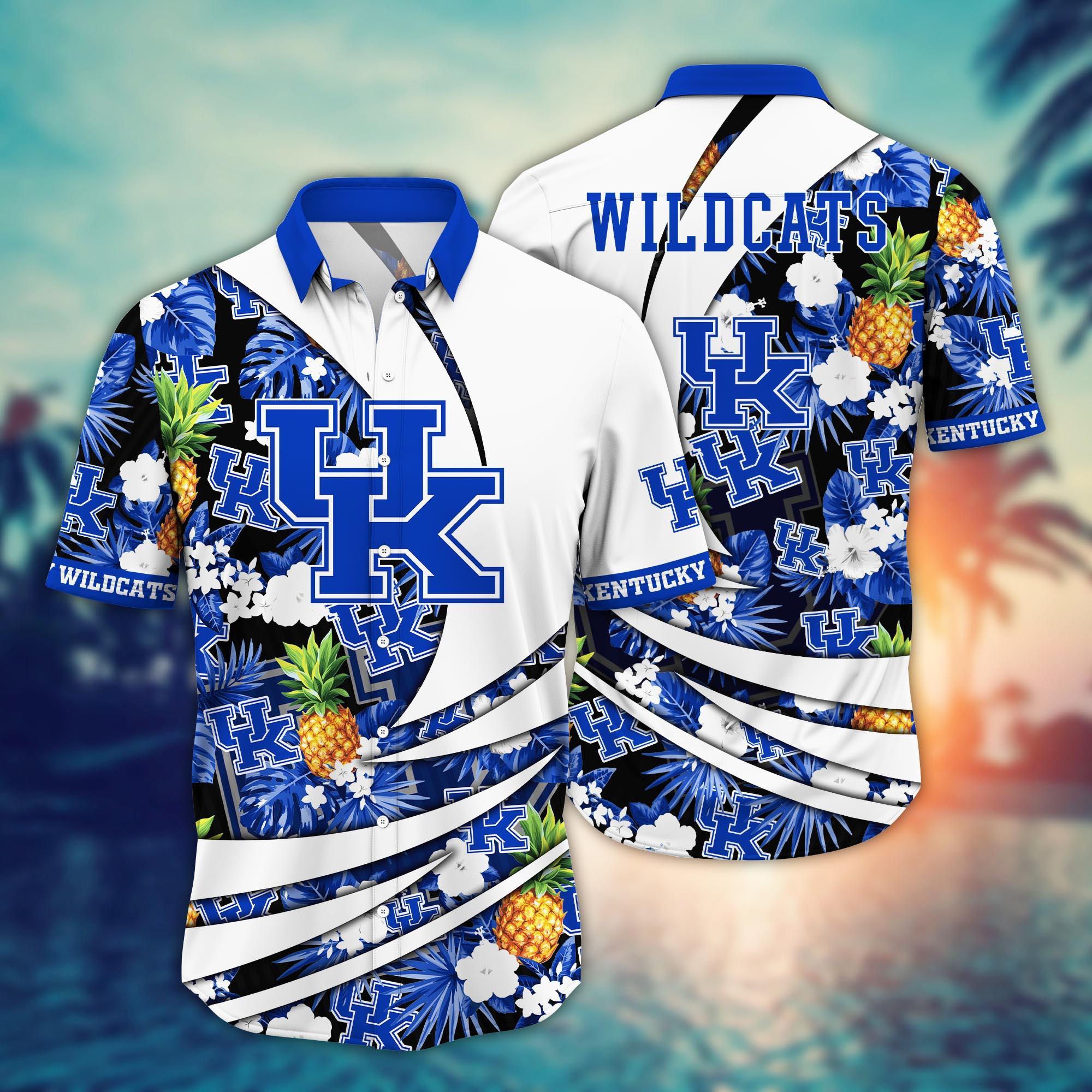 Kentucky Wildcats NCAA Flower Hawaii Shirt For Fans Ver 6