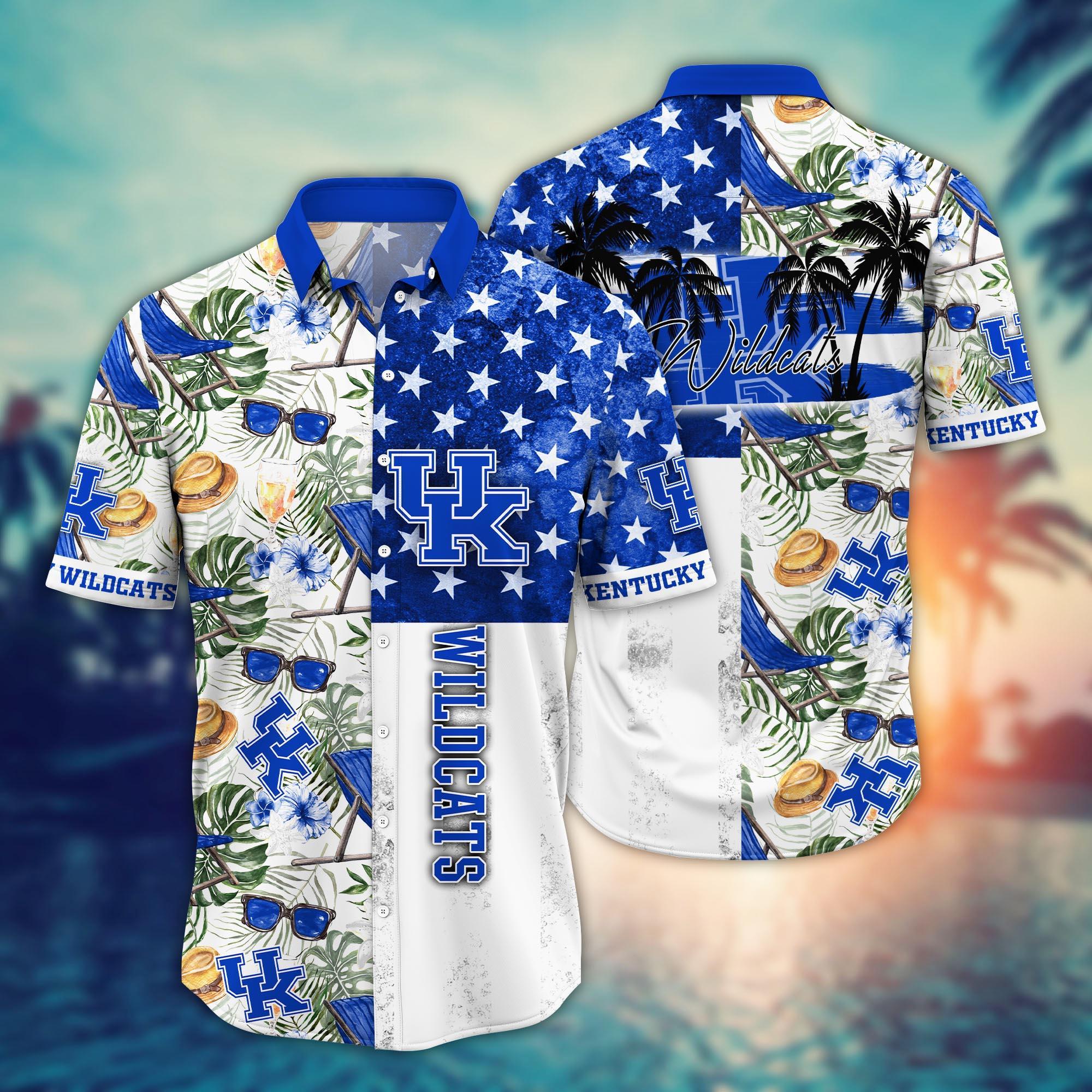 Kentucky Wildcats NCAA Flower Hawaii Shirt For Fans Ver 8