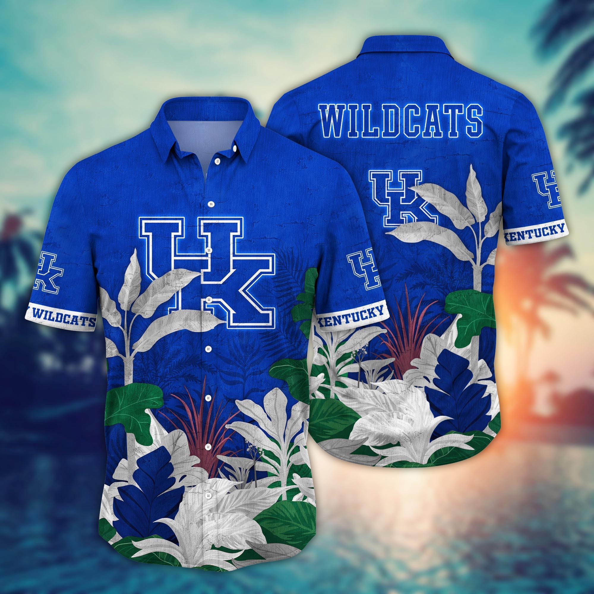Kentucky Wildcats NCAA Flower Hawaii Shirt For Fans Ver 9