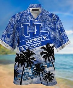 Kentucky Wildcats NCAA Palm Tree Pattern Hawaii Shirt For Sports Fans