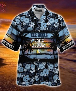 LIMITED EDITION North Carolina Tar Heels Summer Hawaiian Shirt with Floral Pattern for Sports Enthusiasts