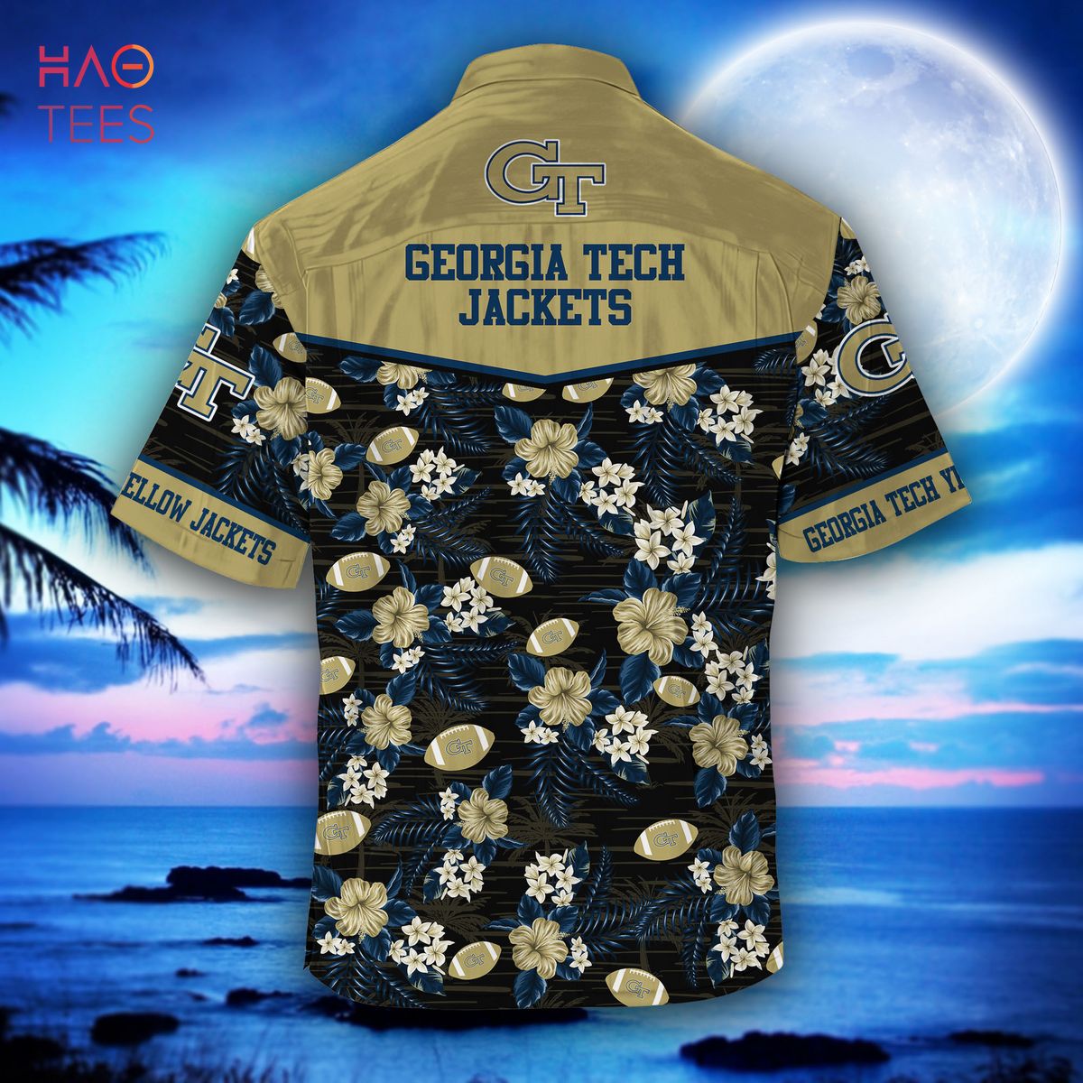 LIMITED Georgia Tech Yellow Jackets Hawaiian Shirt - New Gift For Summer