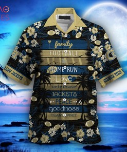 LIMITED Georgia Tech Yellow Jackets Hawaiian Shirt - New Gift For Summer