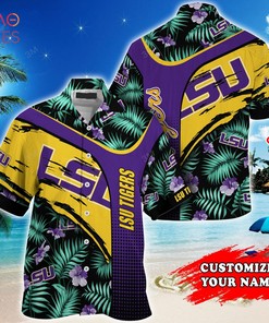 LSU TIGERS Customized Summer Hawaiian Shirt - Personalized and Tropical Pattern Shirt for Tigers Fans