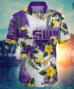 LSU TIGERS NCAA Flower Hawaii Shirt For Fans Ver 1