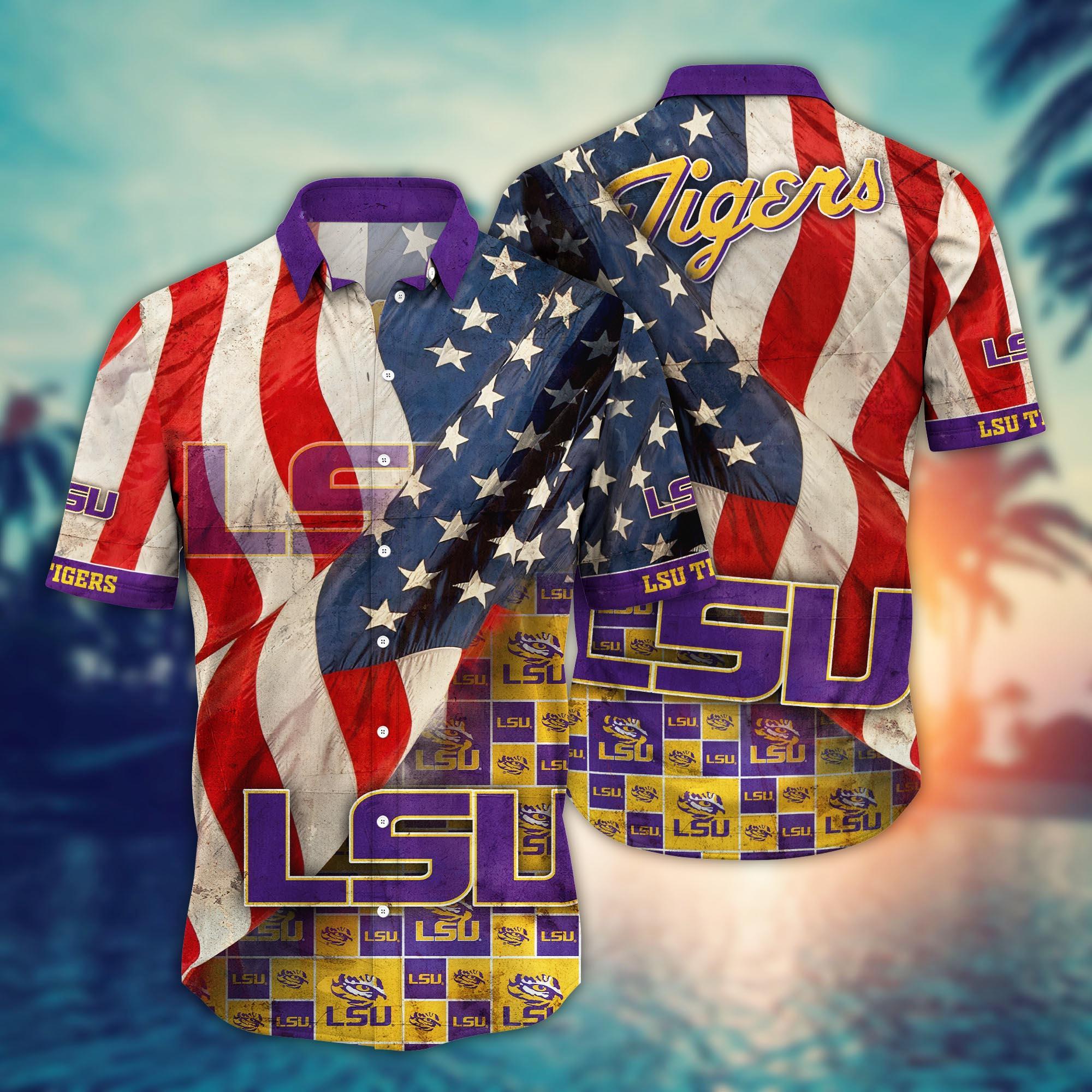 LSU TIGERS NCAA Flower Hawaii Shirt For Fans Ver 10