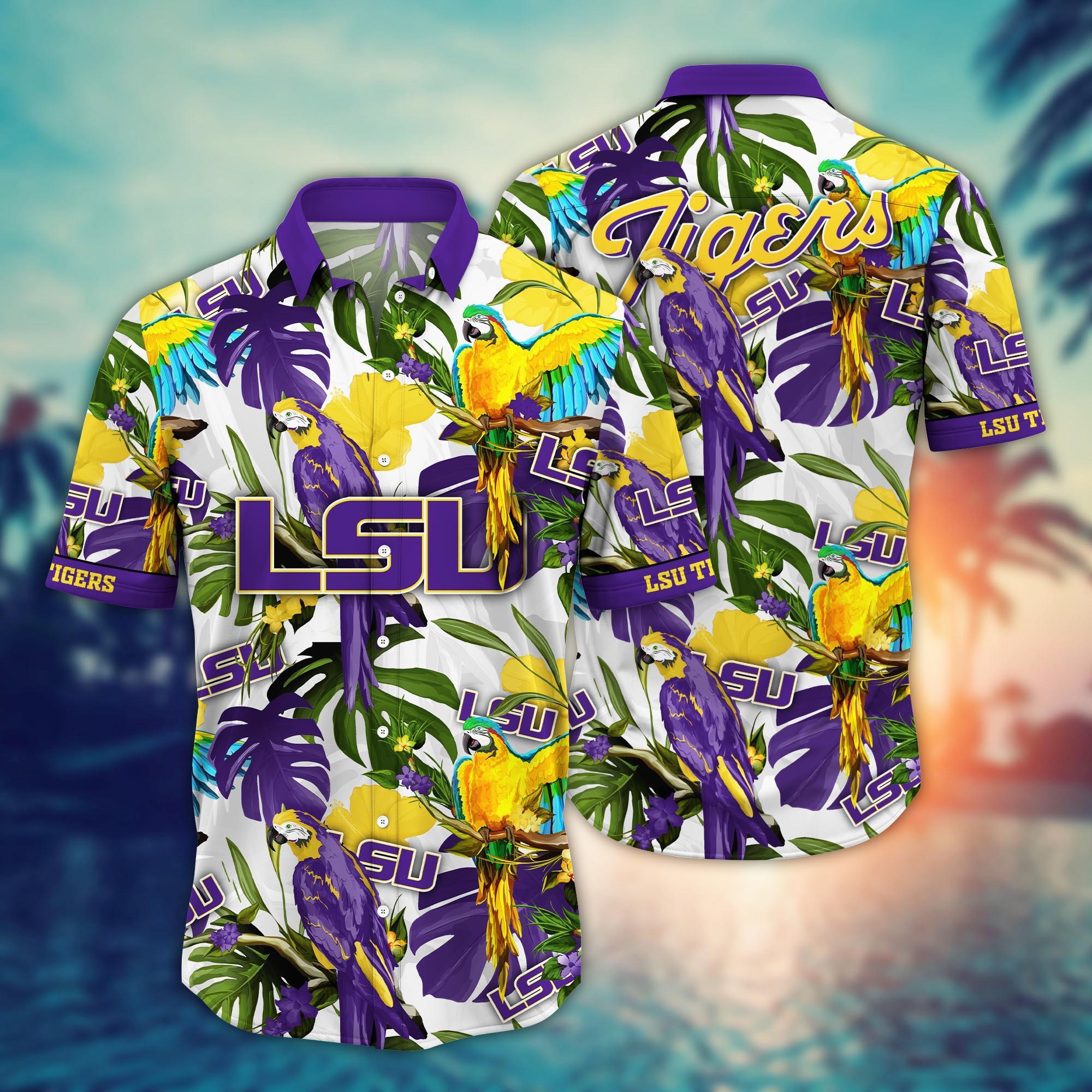 LSU TIGERS NCAA Flower Hawaii Shirt For Fans Ver 11