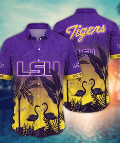 LSU TIGERS NCAA Flower Hawaii Shirt For Fans Ver 12