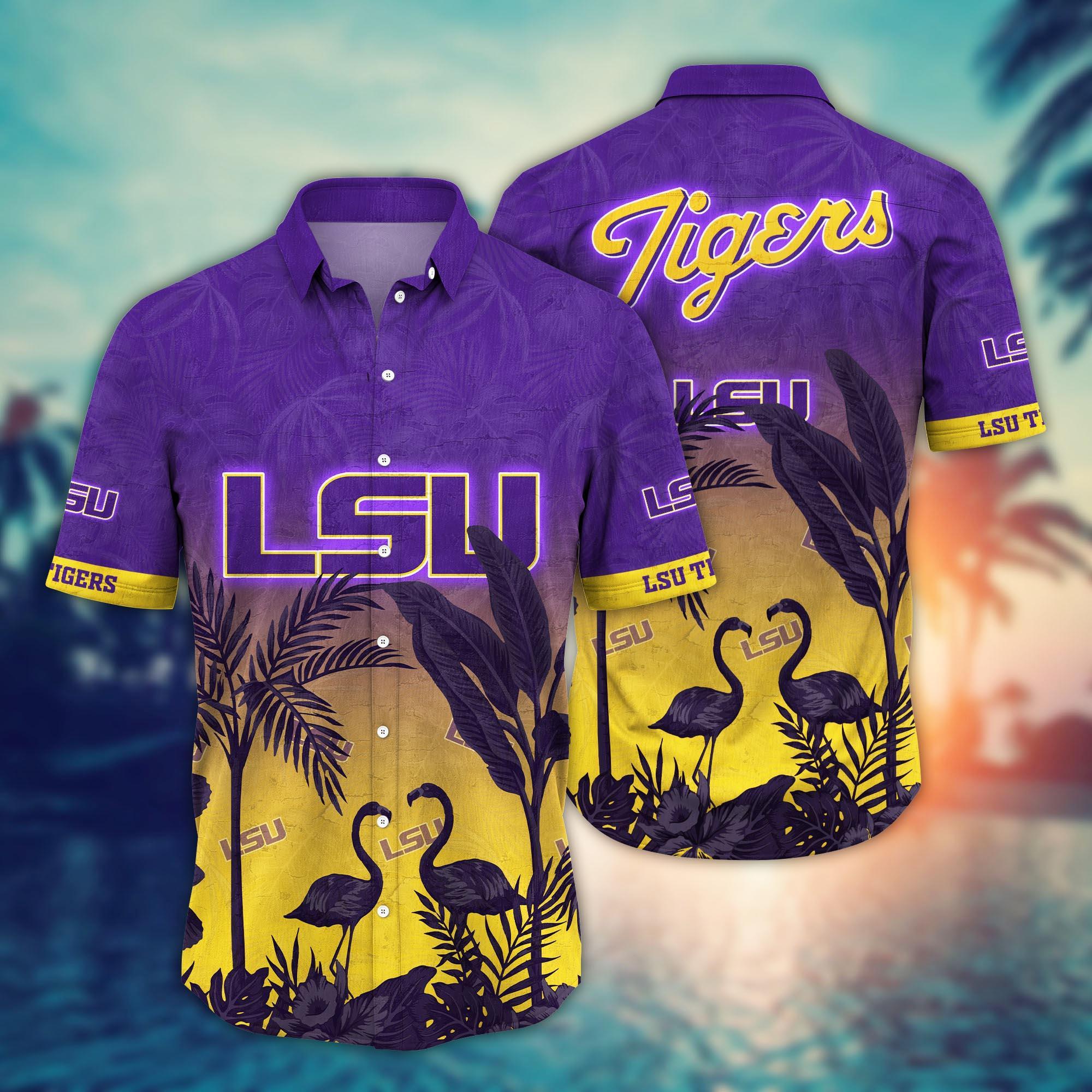 LSU TIGERS NCAA Flower Hawaii Shirt For Fans Ver 12