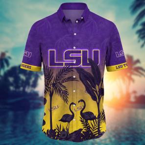 LSU TIGERS NCAA Flower Hawaii Shirt For Fans Ver 12