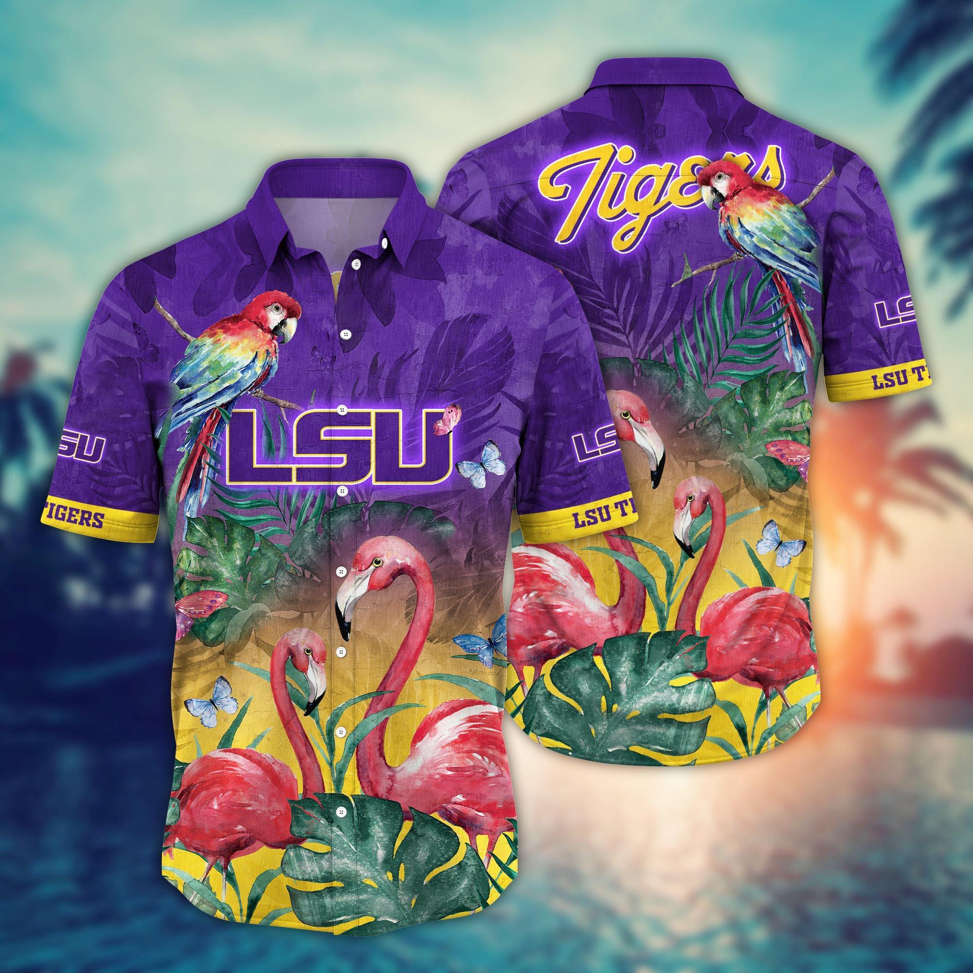LSU TIGERS NCAA Flower Hawaii Shirt For Fans Ver 13