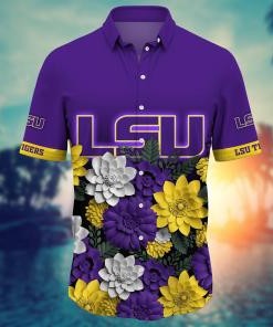 LSU TIGERS NCAA Flower Hawaii Shirt For Fans Ver 14