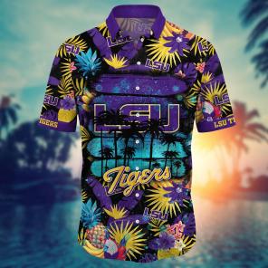 LSU TIGERS NCAA Flower Hawaii Shirt For Fans Ver 15