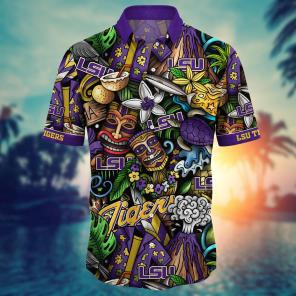 LSU TIGERS NCAA Flower Hawaii Shirt For Fans Ver 17