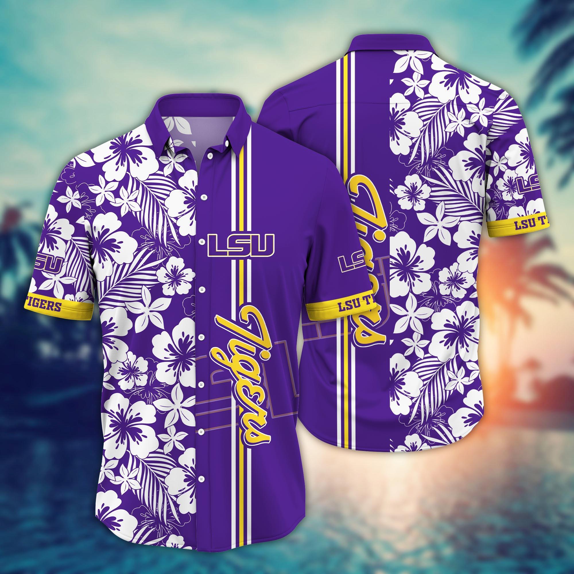 LSU TIGERS NCAA Flower Hawaii Shirt For Fans Ver 19