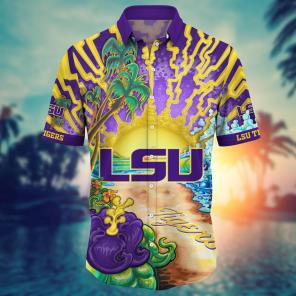 LSU TIGERS NCAA Flower Hawaii Shirt For Fans Ver 2