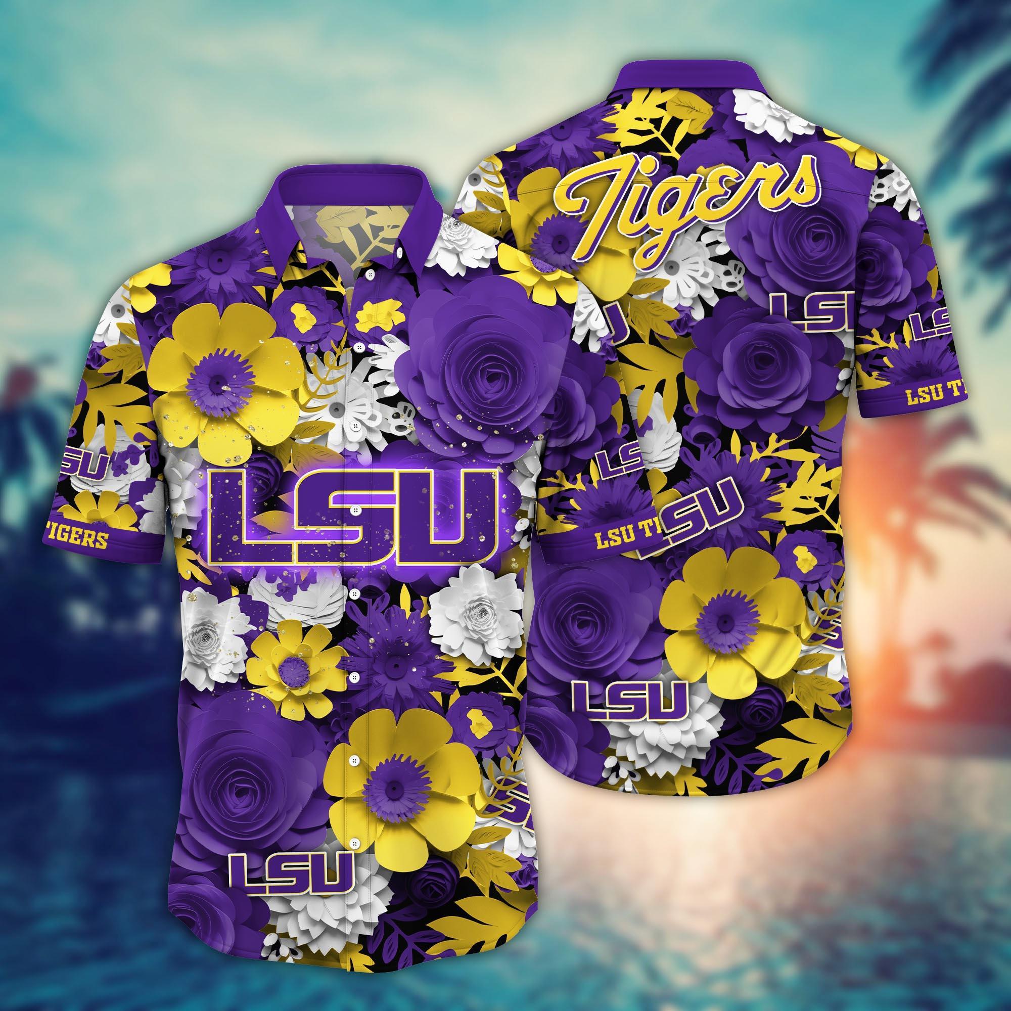 LSU TIGERS NCAA Flower Hawaii Shirt For Fans Ver 28