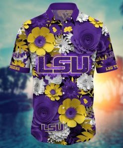 LSU TIGERS NCAA Flower Hawaii Shirt For Fans Ver 28