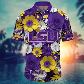LSU TIGERS NCAA Flower Hawaii Shirt For Fans Ver 28