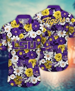 LSU TIGERS NCAA Flower Hawaii Shirt For Fans Ver 3