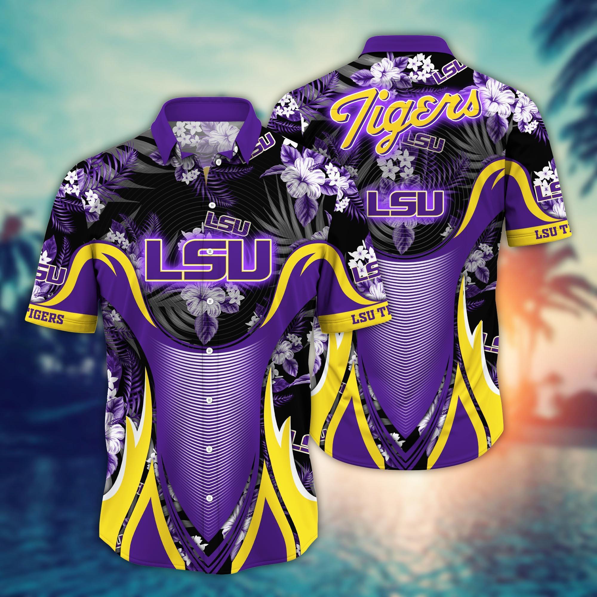 LSU TIGERS NCAA Flower Hawaii Shirt For Fans Ver 32