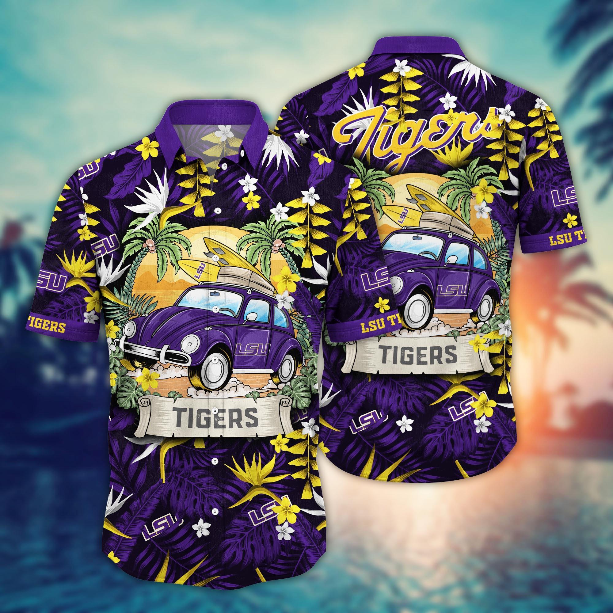 LSU TIGERS NCAA Flower Hawaii Shirt For Fans Ver 34