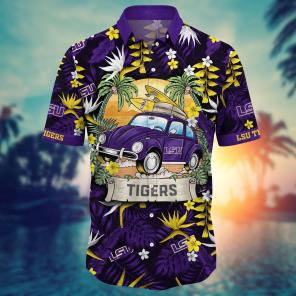 LSU TIGERS NCAA Flower Hawaii Shirt For Fans Ver 34
