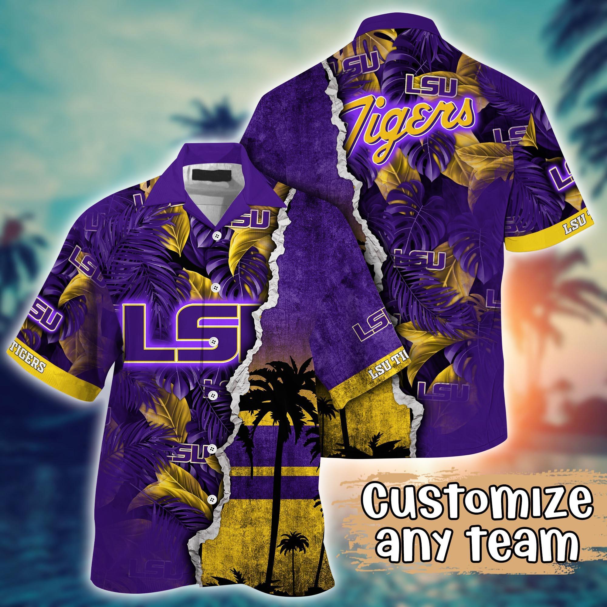 LSU TIGERS NCAA Flower Hawaii Shirt For Fans Ver 35
