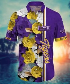 LSU TIGERS NCAA Flower Hawaii Shirt For Fans Ver 36