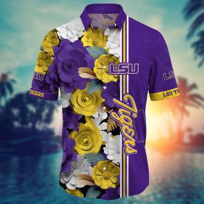 LSU TIGERS NCAA Flower Hawaii Shirt For Fans Ver 36