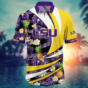 LSU TIGERS NCAA Flower Hawaii Shirt For Fans Ver 6