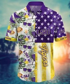LSU TIGERS NCAA Flower Hawaii Shirt For Fans Ver 7
