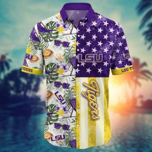 LSU TIGERS NCAA Flower Hawaii Shirt For Fans Ver 7