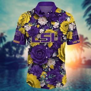 LSU TIGERS NCAA Flower Hawaii Shirt For Fans Ver 8